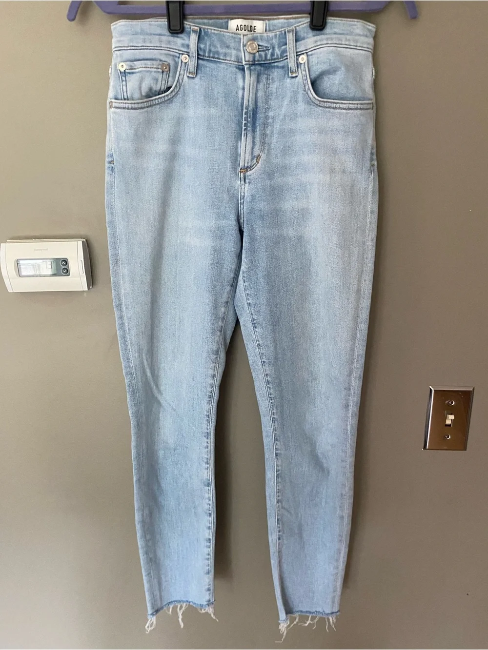 AGOLDE •LOT• 2 Pairs Sophie High Rise Skinny Jeans Denim Size 27